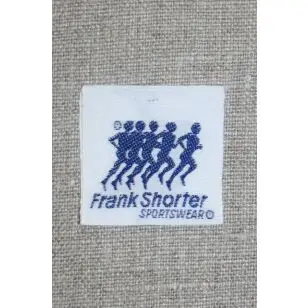 Mærke m/løbere sportswear hvid/blå - Tilbud Mærker og Motiver