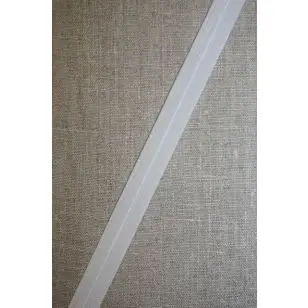 Foldeelastik tynd, hvid - Foldeelastik, foldebånd, uldbånd