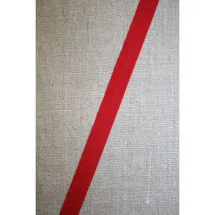 Foldeelastik tynd, rød - Foldeelastik, foldebånd, uldbånd