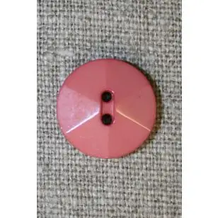 2-huls knap 6-delt, pudder-rosa - Tilbud knapper