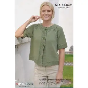 414041 Kort trøje - Pind 3-3½