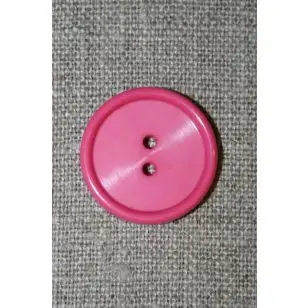 Pink 2-huls knap, 23 mm. - 