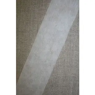 Vlies-bånd/vilene, hvid 55 mm. - Vlies og indlægsstof