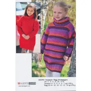 313178 Lang Sweater - Strikopskrifter 50%