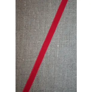 Velourbånd m/stræk, koral-rød - Velourbånd