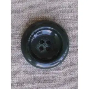 Flaskegrøn knap 32 mm - Knapper Grøn, gul og orange