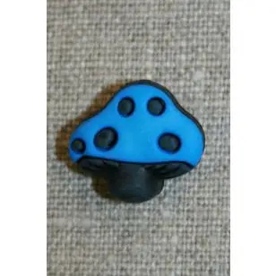 Knap m/paddehat, blå - Børneknapper