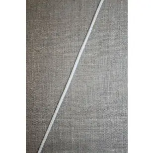 Anoraksnor bomuld 3,5 mm. hvid - Anoraksnor