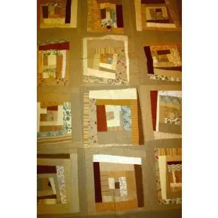 Tæppe i crazy patchwork - Inspiration