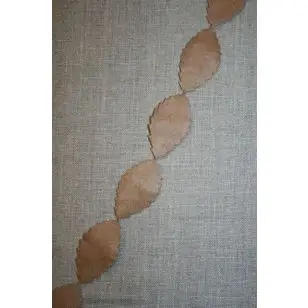 Bånd med blade, brun - Div. bånd