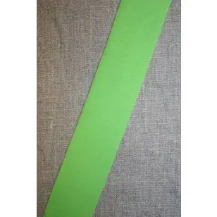 Kantbånd skråbånd i jersey, lime - Jersey kantebånd