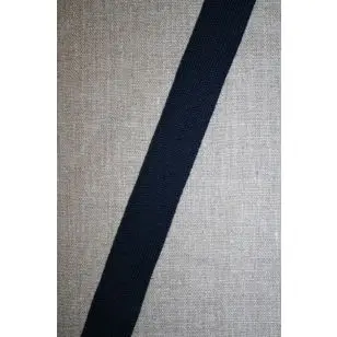 Kantbånd/Foldebånd mørkeblå - Foldeelastik, foldebånd, uldbånd