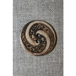 Træknap m/spiral 25 mm. - Tilbud knapper