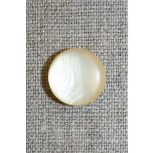 Rund knap lys gul, 15 mm. - Knapper Grøn, gul og orange