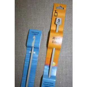 Hakkenål/Tunesisk hæklenål, 5 mm. - Hæklenåle