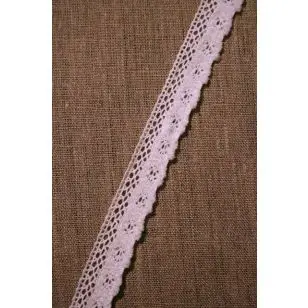 Off-white blonde med cenille, 25 mm. - Blonder