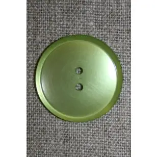 Blank 2-huls knap, 28 mm. lime - Knapper Grøn, gul og orange