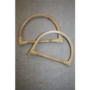 Taskehank bambus D-form sæt 150x100 mm. - Hobby