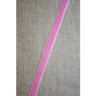 Velourbånd lyserød/pink 9 mm. - Velourbånd