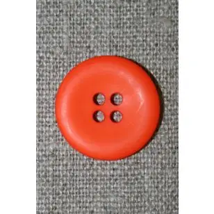 Orange 4-huls knap, 20 mm. - Knapper Grøn, gul og orange