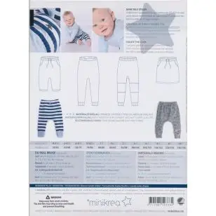 50333 Minikrea Sweat buks - Snitmønstre Minikrea