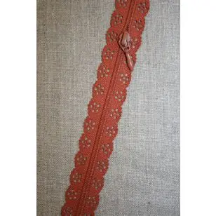 Blonde-lynlås i metermål, rust - Lynlåse i metermål