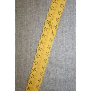 Blonde-lynlås i metermål, gul - Lynlåse i metermål