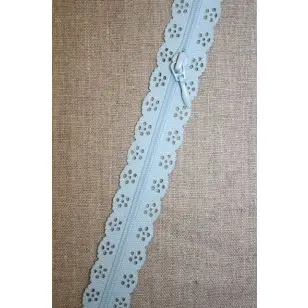 Blonde-lynlås i metermål, lyseblå - Lynlåse i metermål