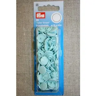 Plast-trykknap rund, aqua - Tryklåse og Trykknapper