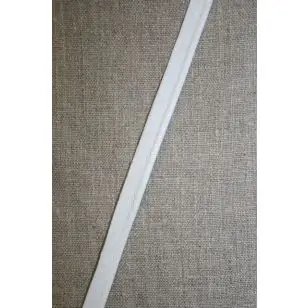 Paspoil-/piping bånd i bomuld, hvid - Pipingbånd