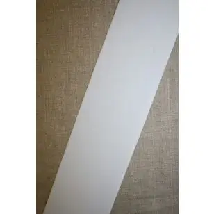 80 mm. kraftig elastik hvid - Elastik og kantelastik