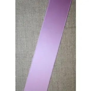 Satinbånd lyselilla 40 mm. - Silkebånd/ Satinbånd