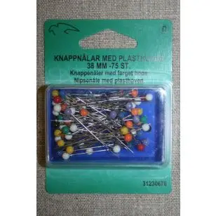 Nipsenåle med plasthoved - Nåle og Symaskinenåle