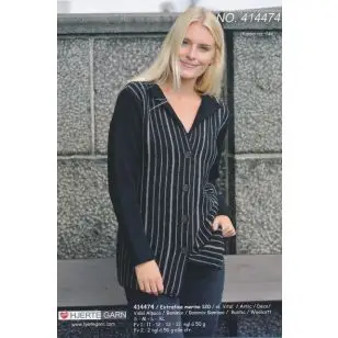 414474 Nålestriben - Strikopskrifter Dame