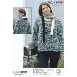 414794 Mega Knitt - Strikopskrifter Dame