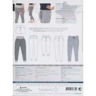 70335 Minikrea Joggers voksne - Snitmønstre Minikrea