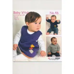 Hæfte baby no. 46 Vital/Vidal Alpaca - Strikopskrifter baby