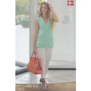 1608 Tunika m/tern - Strikopskrifter Dame