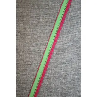 Kantelastik 2-farvet lime - pink - Elastik og kantelastik