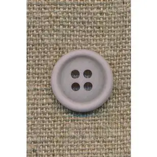 4-huls knap lys lyselilla 15 mm. - Knapper Rød/lyserød/lilla