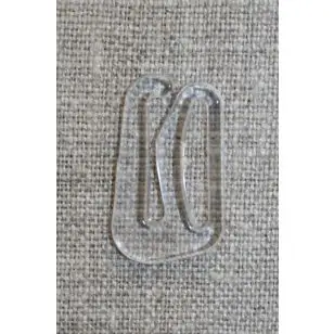 BH regulator S-krog 15 mm. klar - Tilbehør til BH og undertøj