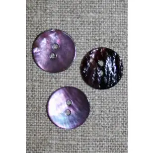 Perlemors-knap lys lilla 15 mm. - Perlemorsknapper