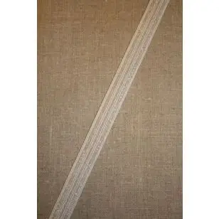 25 mm. elastik hvid-transperant - Elastik og kantelastik