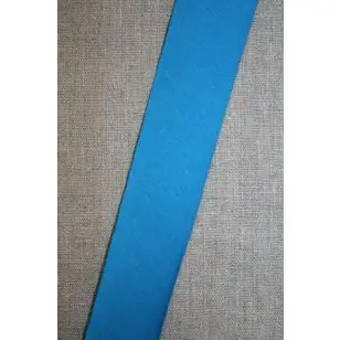 Kantbånd skråbånd i jersey, turkis - Jersey kantebånd