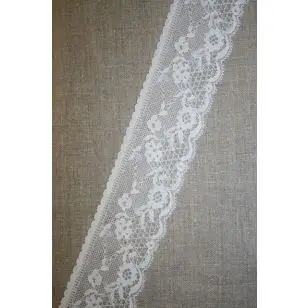 Strækblonde 50 mm. hvid - 