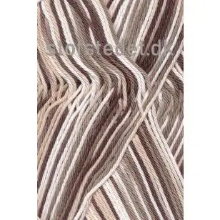 Cotton nr. 8 Print, brun/beige/off-white - P: 2½-3½ Cotton 8/4 print