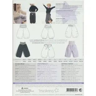 50301 Minikrea Ballonbuks - Snitmønstre Minikrea