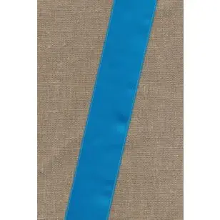 Satinbånd turkis 40 mm. - Silkebånd/ Satinbånd
