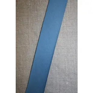 Kantbånd skråbånd i jersey, denim blå - Jersey kantebånd