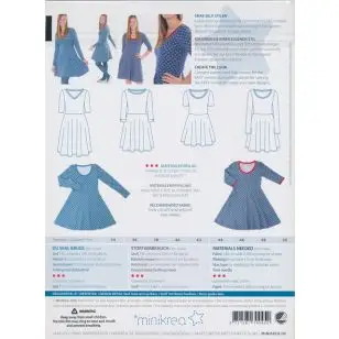 70045 Minikrea Jersey kjole voksne - 